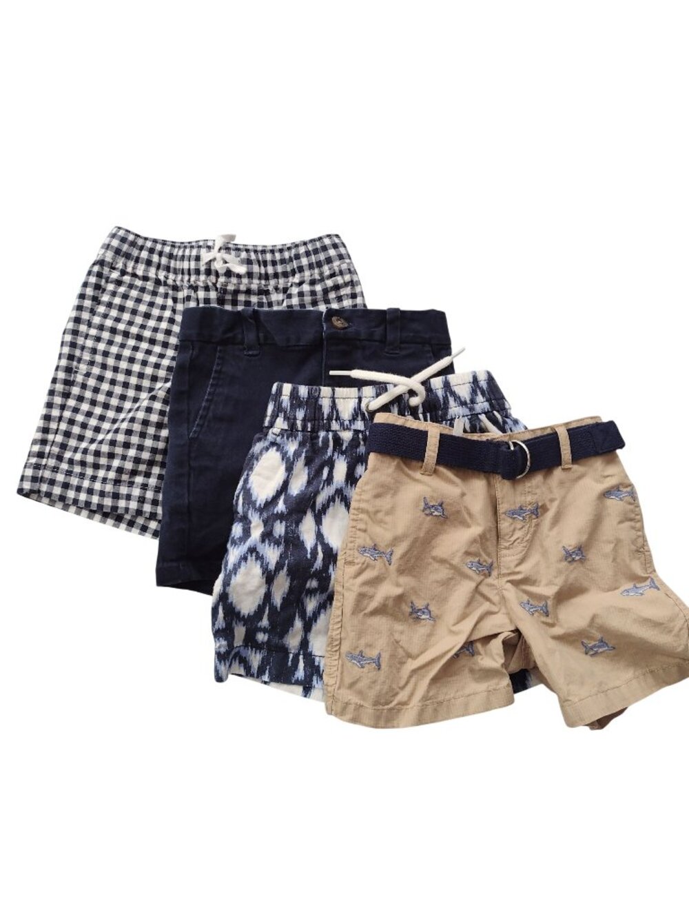 Ralph Lauren Boys Summer Shorts 18-24m  Lot of 4 Janie Jack Preppy Nautical